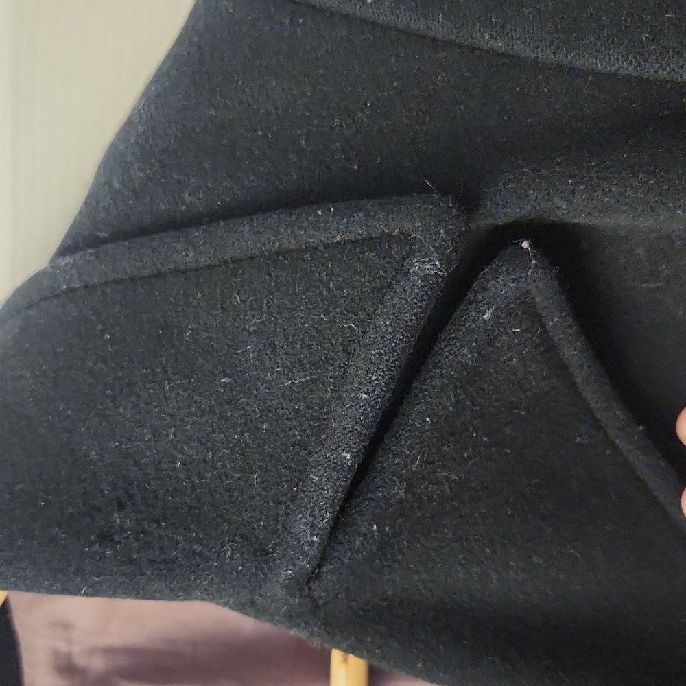 Calvin Klein Black Pea Coat - Picture 11 of 12